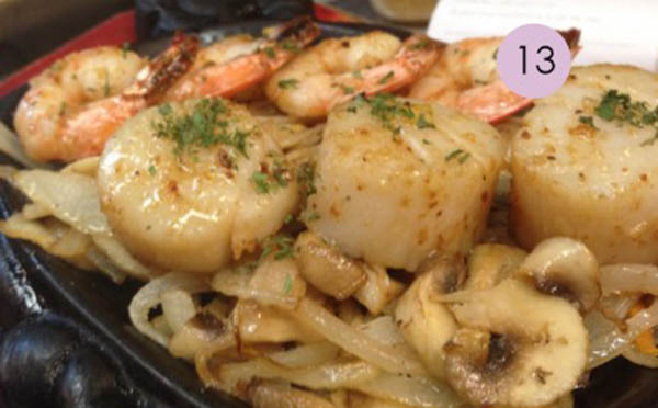 a13 Prawn & Scallop Garlic Butter